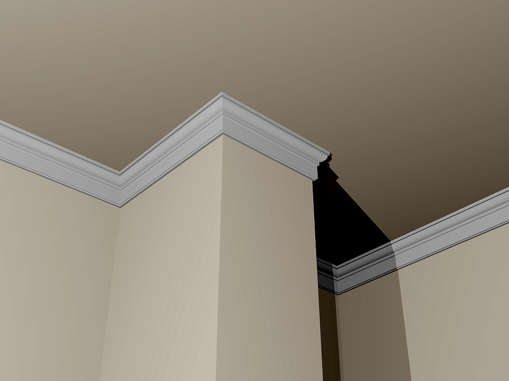 022844 cornice in gesso plasterego your creative partner Colonne rivestimenti camini gesso